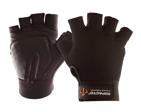 IMPACTO - Carpal Tunnel Glove Half Finger Small Black Hand Specific Pair - ST8610-SML
