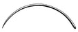 Sklar Premium OR grade - Suture Needle Curved Reverse Cutting Needle Size 20 Needle - 93-1762-20