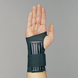 Ambiflex - Wrist Support Low Profile Elastic Left or Right Hand Black Large - 136276
