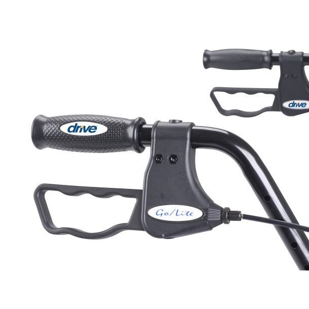 Drive Medical Go-Lite Bariatric Steel Rollator