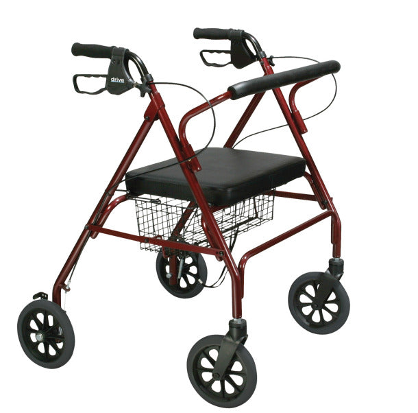 Drive Medical Go-Lite Bariatric Steel Rollator