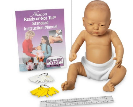 Nasco Ready-or-Not Tot Standard Parenting Simulator Female Newborn 5 lbs. - WA18307