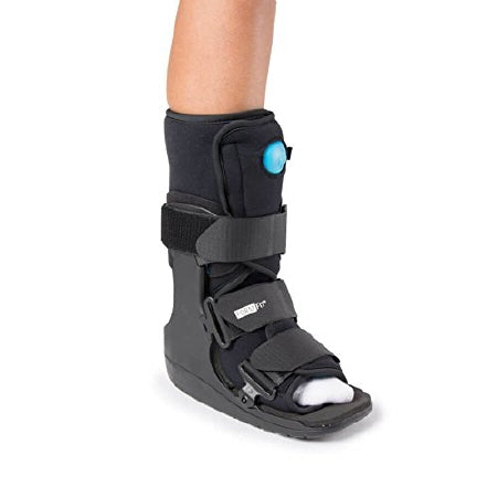 Ossur Formfit Walker Air Air Walker Boot Medium Hook and Loop Male 7-1/2 to 10-1/2 / Female 8-1/2 to 11-1/2 Left or Right Foot - A-W0700BLK-PL