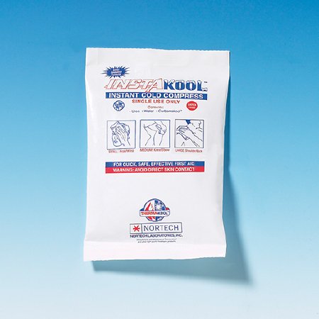 InstaKool Junior - Instant Cold Pack General Purpose 5 X 7 Inch Plastic / Urea / Water / CarbamaKool Disposable - TKINST5748