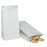 Uline - Reclosable Bakery Bag 4-3/4 X 3-1/4 X 11 Inch Clay Coated Paper / Poly White Tab-Lock Closure - S-6907