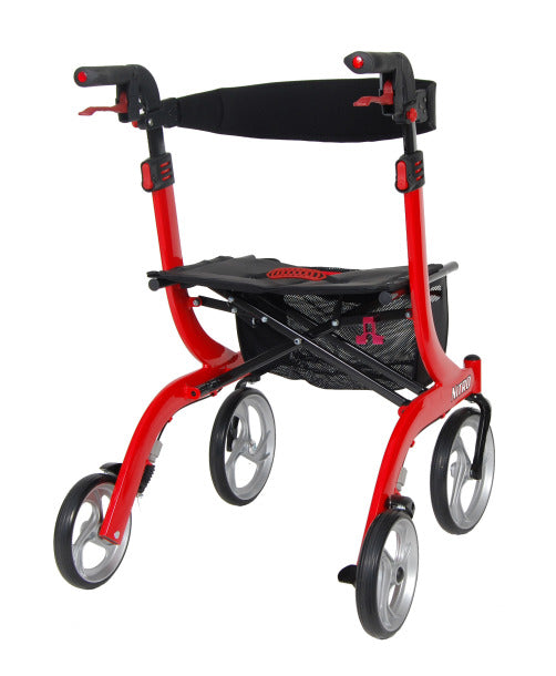 Drive Medical Nitro Aluminum Rollator, 10" Casters