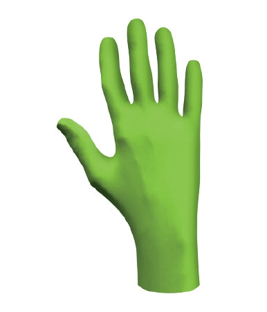 Wholesale Safety LLC N-DEX Free Exam Glove X-Large NonSterile Nitrile Standard Cuff Length Bisque Fluorescent Green Not Chemo Approved - BST 7705PFTXL / 500589