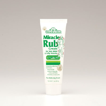 Winning Solutions Inc Miracle Rub Topical Pain Relief 10% - 42% Strength Methyl Salicylate / Aloe Vera Cream 1 oz. - 100