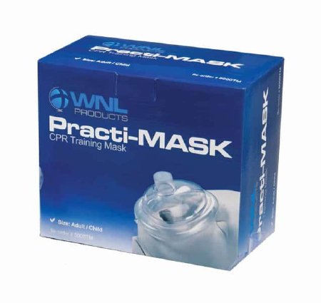 Work N Leisure Products Inc Practi-MASK CPR Trainer with Training Valve Combo Adult / Child - 5000T