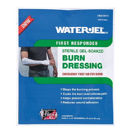 Water Jel Water-Jel First Responder Burn Dressing 4 X 16 Inch Rectangle Sterile - B0416-28