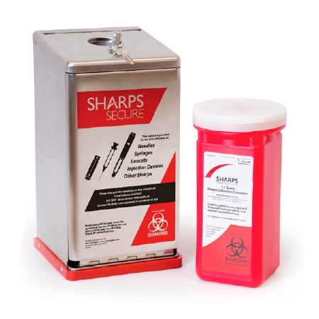 Sharps Compliance Sharps Secure Needle Disposal System - 50060-004