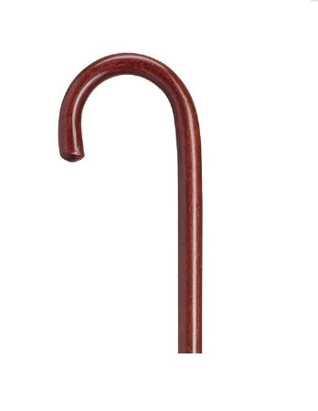 Harvy - Round Handle Cane Wood 36 Inch Height Mahogany - 9003104