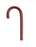 Harvy - Round Handle Cane Wood 36 Inch Height Mahogany - 9003104