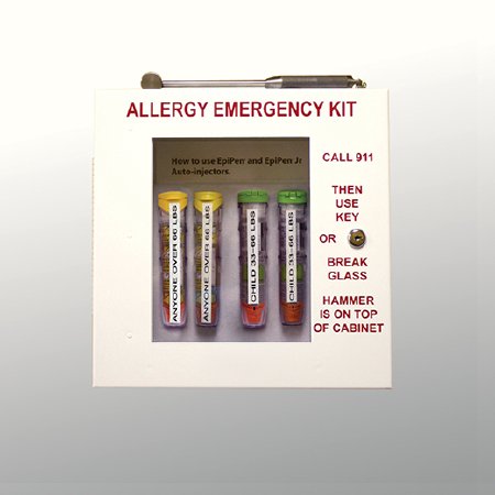 Illinois Supply Company - Allergy Emergency Kit Lunchroom/Corridor Cabinet - EN9337