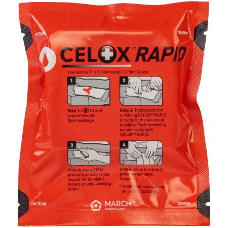 North American Rescue Celox Rapid Haemostatic Gauze Dressing Activated Chito-R Activated Chito-R - 30-0069