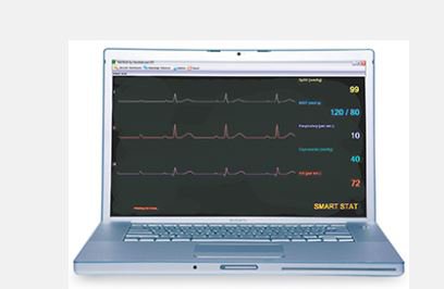Simulaids Vitals 5 Line Monitor - 101-410INT WIFI