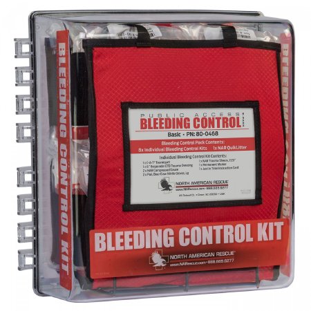 North American Rescue Public Access Emergency Bleeding Control Kit Basic - 80-0471