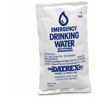 LifeSecure Datrex Emergency Drinking Water 4 oz. Pouch - 70001