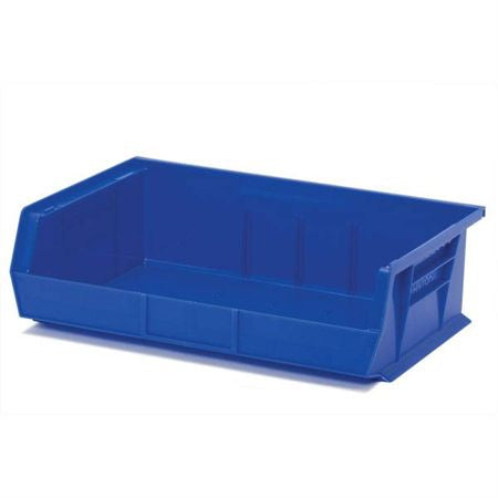Market Lab Inc Organizer Bin Blue Polymer 16-1/2 X 10.875 X 5 Inch - 6036-BL