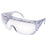 MCR SAFETY Yukon XL Safety Glasses Wraparound Clear Tint Polycarbonate Lens Clear Frame Over Ear One Size Fits Most - 9800XL