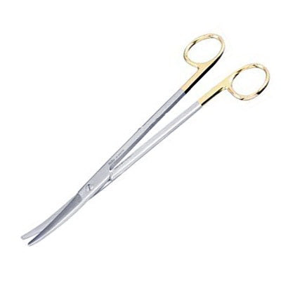 Sklar Sklar Edge Parametrium Scissors Z-Type 9 Inch Length OR Grade Stainless Steel / Tungsten Carbide NonSterile Finger Ring Handle Slightly Curved Blunt / Blunt - 16-4000