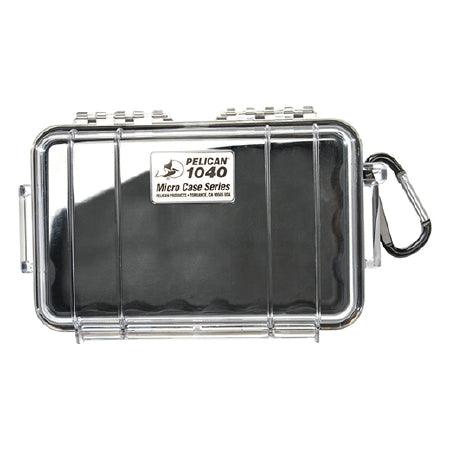 Pelican 1040 - Micro Hard Case Black Polycarbonate 6.50 X 3.87 X 1.75 Inch - 1040-BLACK