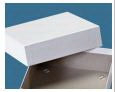 Helmer Scientific - Vial Storage Box 2 X 5-1/4 X 5-1/4 Inch White Fiberboard - 322096-1