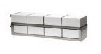 Helmer Scientific - Vial Storage Box Freezer Rack 5-1/2 X 6-1/3 X 22 Inch 8 Box Capacity - 322102-1