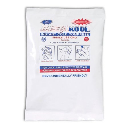 InstaKool - Instant Cold Pack General Purpose Large 6 X 8-3/4 Inch Plastic / Urea / Water / CarbamaKool Disposable - TKINST6824