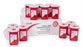 TakeAway Recovery System - Mailback Sharps Container 4-1/2 L X 4-1/2 W X 7 H Inch 1 Quart Red Base / Translucent Lid Vertical Entry Tethered Snap On Lid - 80112