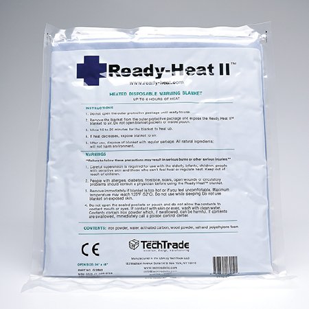 Ready-Heat II - Rescue Blanket 34 X 48 Inch Foam Core 1.5 lbs. - G12RH2