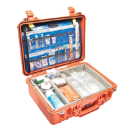 Pelican 1500 - EMS Case Orange Copolymer / Polypropylene / Foam 18.5 X 14.06 X 6.93 Inch - 1500EMS-ORANGE