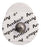 Ambu White Senor - ECG Snap Electrode Monitoring Radiolucent Foam Backing 3 per Pack - WS-00-S/3