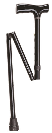 Fabrication Enterprises Fabrication Enterprises Folding Cane Aluminum 33 to 37 Inch Height Black - 43-2020