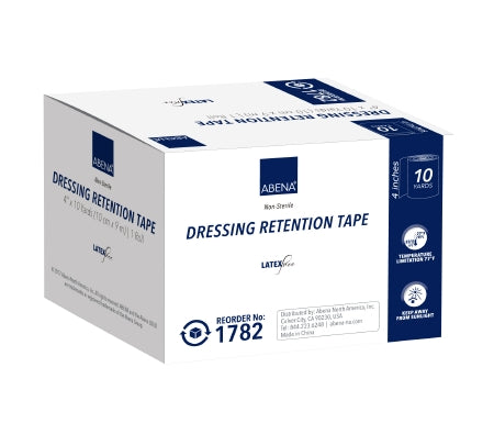 Abena North America Abena Dressing Retention Tape Skin Friendly Nonwoven 4 Inch X 10 Yard White NonSterile - 1782
