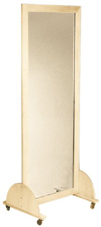 Fabrication Enterprises - Mobile Mirror 22 X 24 X 60 Inch - 19-1111