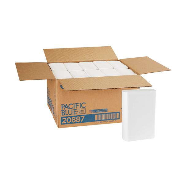 Georgia Pacific Towel Hand Pacific Blue Ultra Single Fold White 11 In X 10.5 In 2200/Ca - 20887
