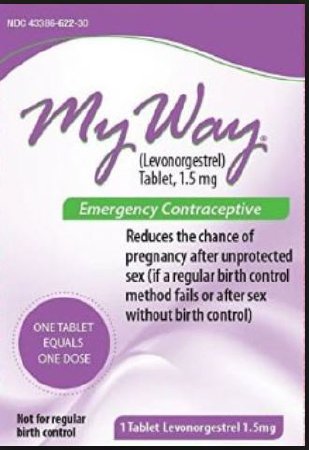 My Way - Birth Control Pill 1.5 mg Strength 1 per Box - 68180085211