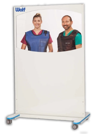 Wolf X-Ray Mobile X-Ray Shield Clear-Pb 25 X 49 X 75 Inch - 56600-W