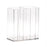 Market Lab - Media Plate Holder Rack 4 X 8 X 9 Inch Clear Acrylic 2 Place Capacity - 7121
