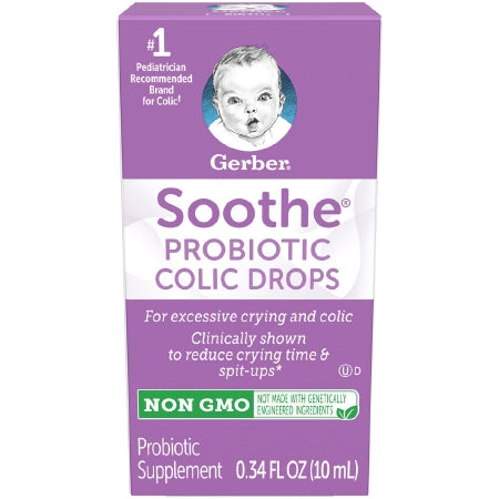 Nestle Gerber Soothe Pediatric Probiotic Dietary Supplement 10 mL Oral Drops - 50000797967