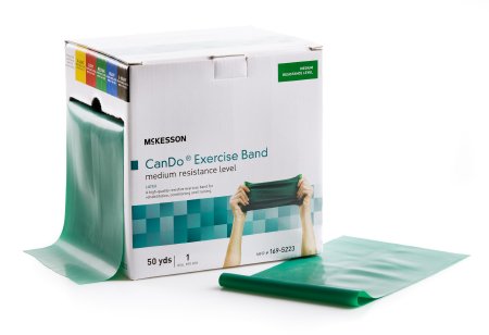 McKesson McKesson Exercise Resistance Band Green 50 Yard Medium Resistance - 169-5223