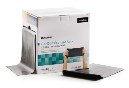 McKesson McKesson Exercise Resistance Band Black 50 Yard X-Heavy Resistance - 169-5225