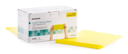 McKesson McKesson Exercise Resistance Band Yellow 6 Yard X-Light Resistance - 169-5211