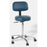 4070-C Series - Medical Stool Backrest Pneumatic Height Adjustment Gun Metal - 4070-CR/B/GNMTL