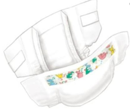 Cardinal Curity Ultra FITS Baby Diaper Tab Closure Size 1 Disposable Heavy Absorbency - 80008A-
