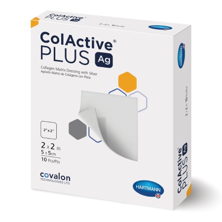 ColActive Plus Ag - Silver Collagen Dressing 2 X 2 Inch Square Sterile - 10330000