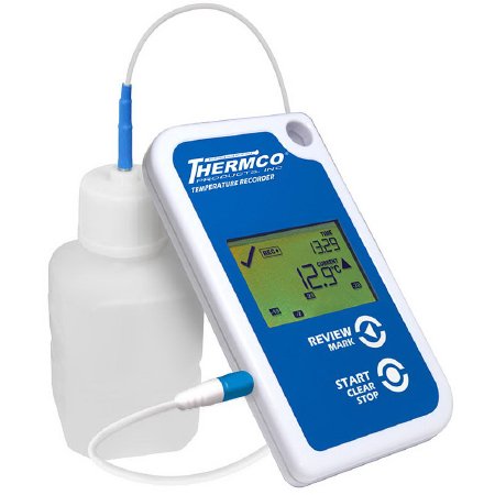 Thermco Products Inc LogTag Temperature Datalogger Fahrenheit / Celsius -40° to 210°F (-40° to 99°C) External Bottle Probe - LTTRED3016RUSB