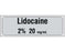 Shamrock Scientific Shamrock Pre-Printed Label Anesthesia Label Lidocaine / 2% 20 mg/mL Gray 1/2 X 500 Inch - SA-3011-PRE