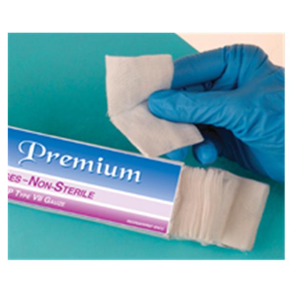 Crosstex International Sponge Exodontia Exodontia Premium Cotton Filled 2X2" 8 Ply Ns Lf 5000/Bx, 4 Bx/Ca - ENCC